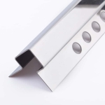 Nẹp inox trắng trang trí 