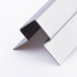 Nẹp inox trắng trang trí gốc tường