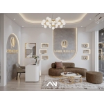 Trang trí vách cong spa: giải pháp thẩm mỹ sang trọng