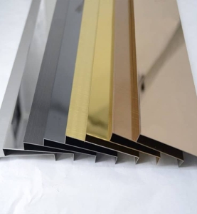 Nẹp inox trang trí ốp chân tường