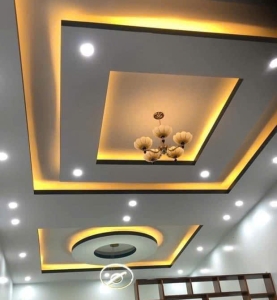 Thi Công Trần Thạch Cao Phòng Khách 2025 - Mẫu Đẹp & Báo Giá