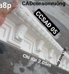 Phào chỉ hoa văn AD05