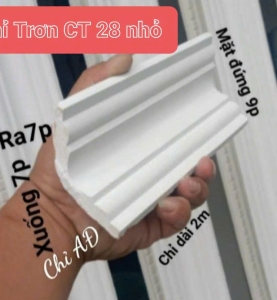 Phào chỉ trơn CT28 nhỏ