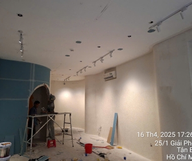 Nhà thầu thi công thạch cao tại Long An uy tín